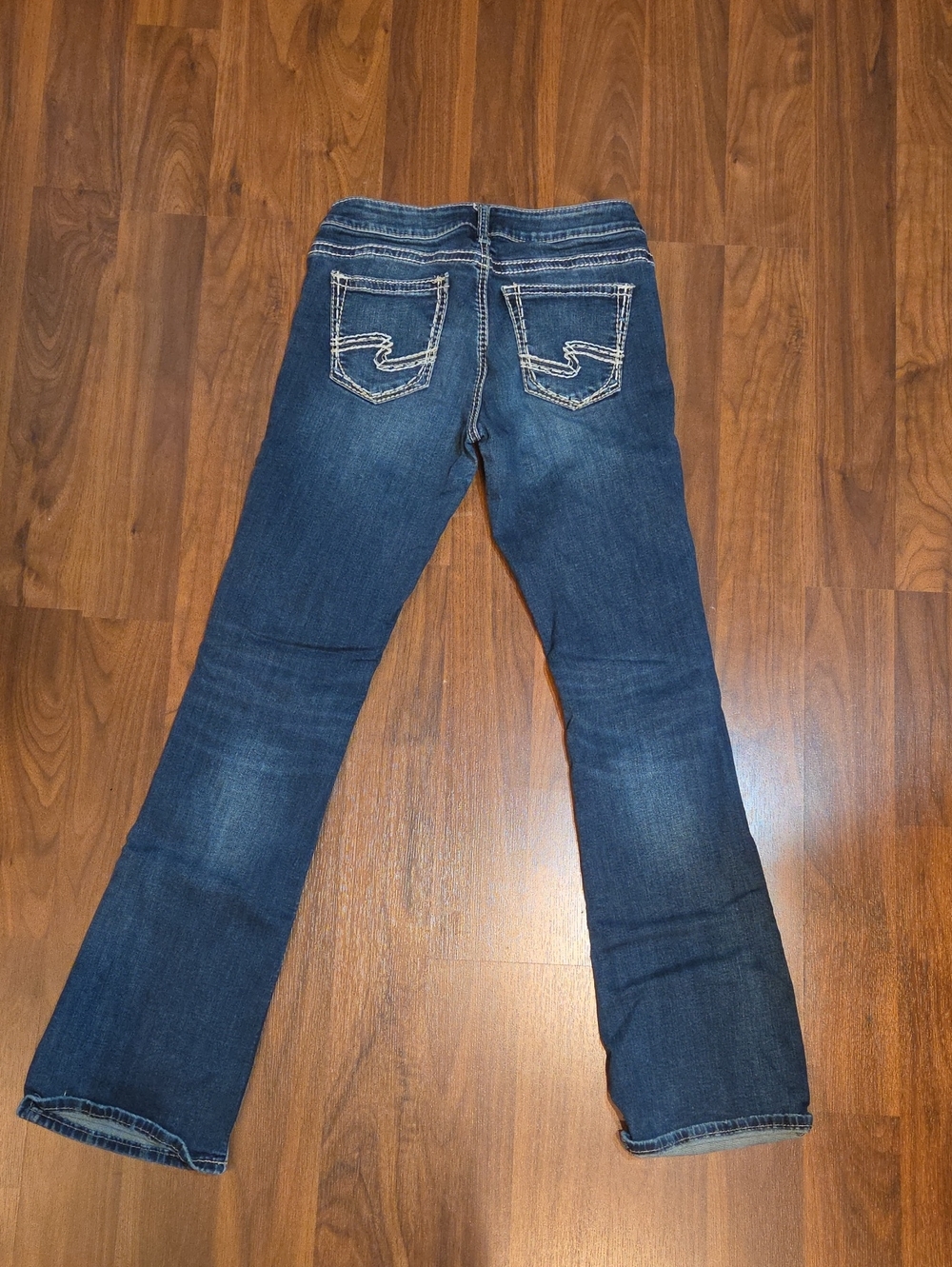 Women's silver Suki bootcut jeans 28x33